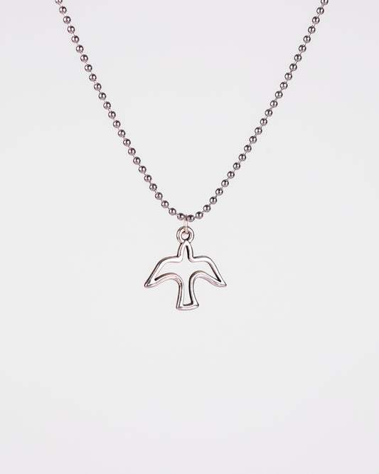 Stainless steel dove jewellery set