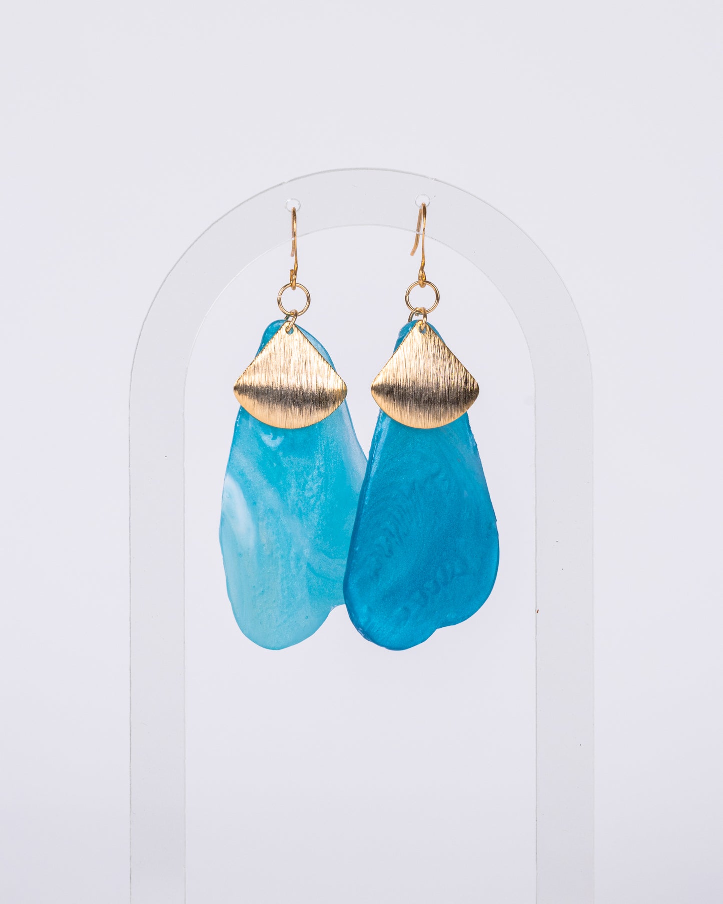 Ocean Themed Handmade Resin Earrings – Unique Artisan Jewellery Australia