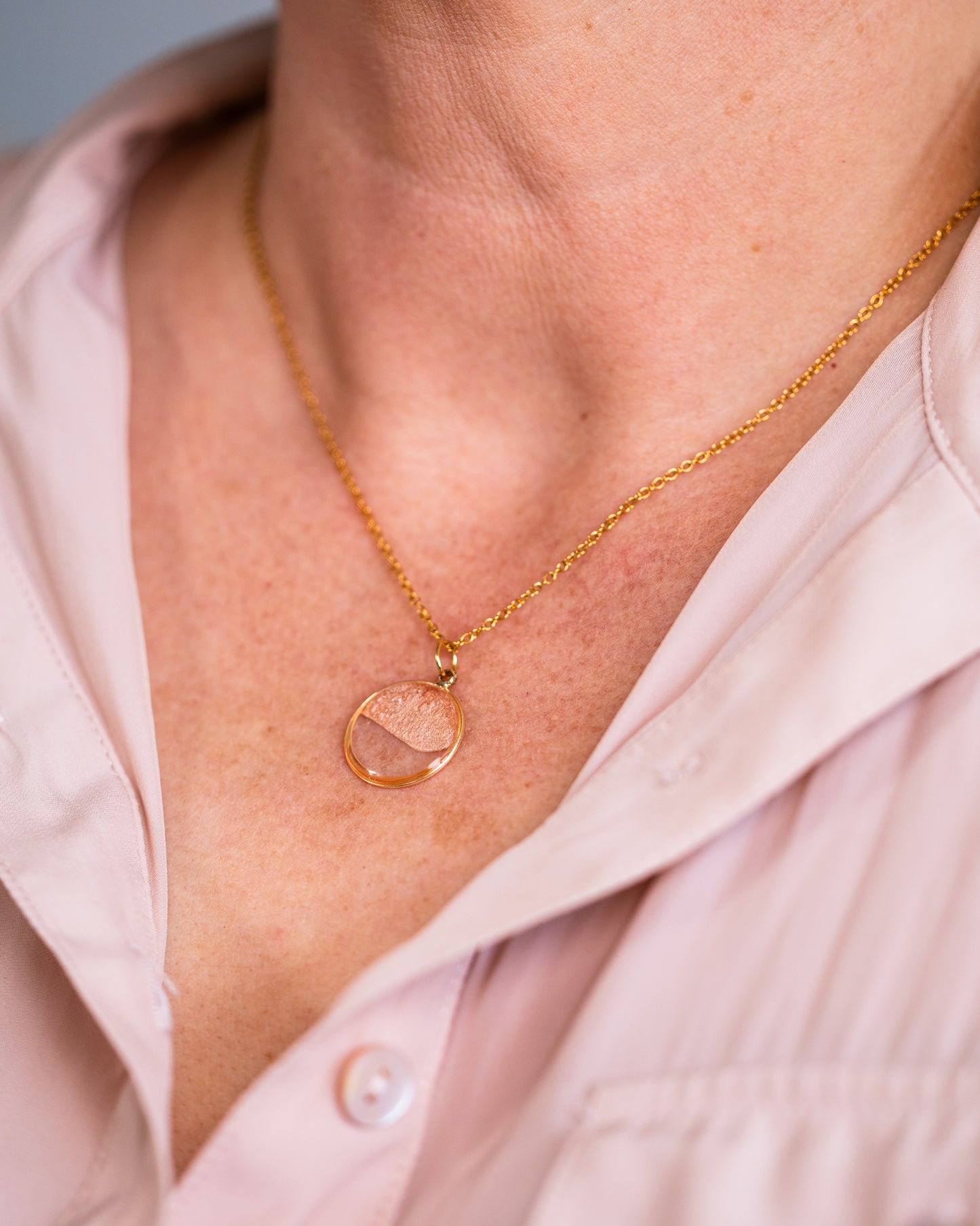 Collier poisson chrétien en acier inoxydable et argent