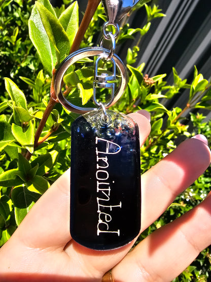 Personalised hand-made keychains for MenTransform your keychain with a custom-made, premium-quality keychain crafted from top-grade epoxy resin and a silver-plated chain. This combination ensures superior durability and scratch-resistance. Make a statemen