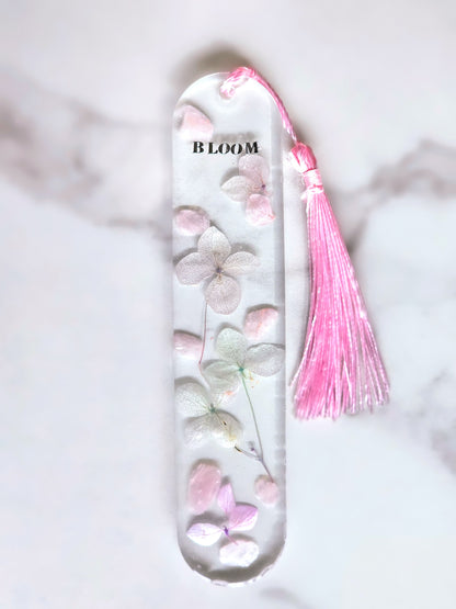 Floral bloom handmade bookmarks