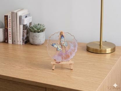 Personalised butterfly desk decor