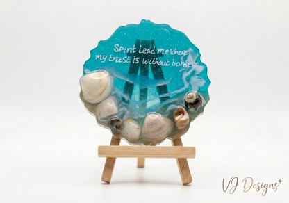 Personalised ocean-themed desk decor