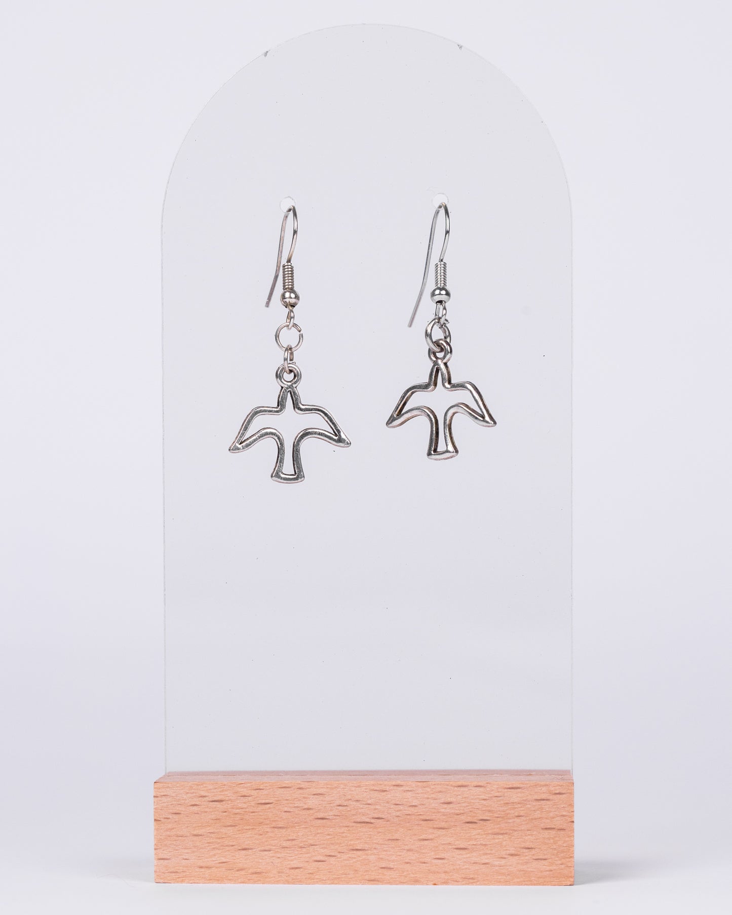 Ensemble de bijoux en acier inoxydable avec colombe 