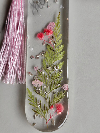 Floral bloom handmade bookmarks