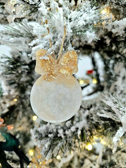 Personalised handcrafted tree ball ornament