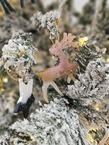 Handmade Reindeer Christmas ornaments