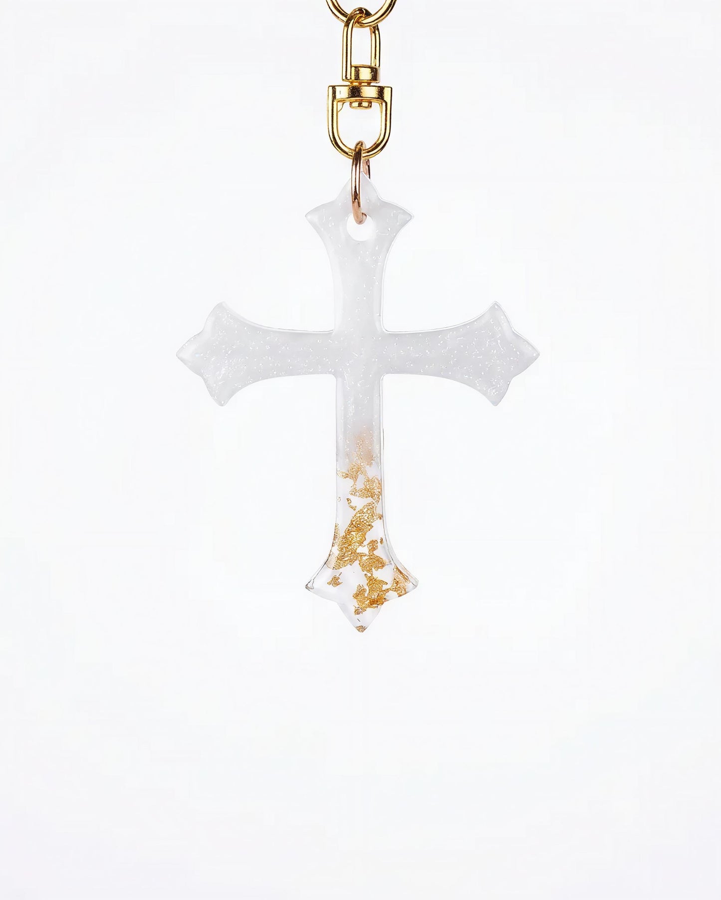 Personalised handmade cross keychains - unisex